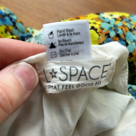 Talia dream in Daisy diamond dress, floral, LSPACE, yellow, Talia Dress Size s - Picture 9 of 13